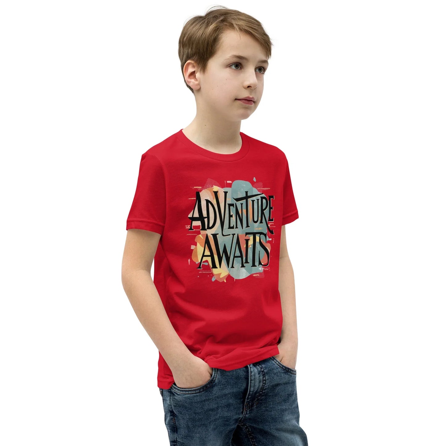 Youth Short Sleeve | Adventure Awaits - T-Shirt - AwRans Clothing