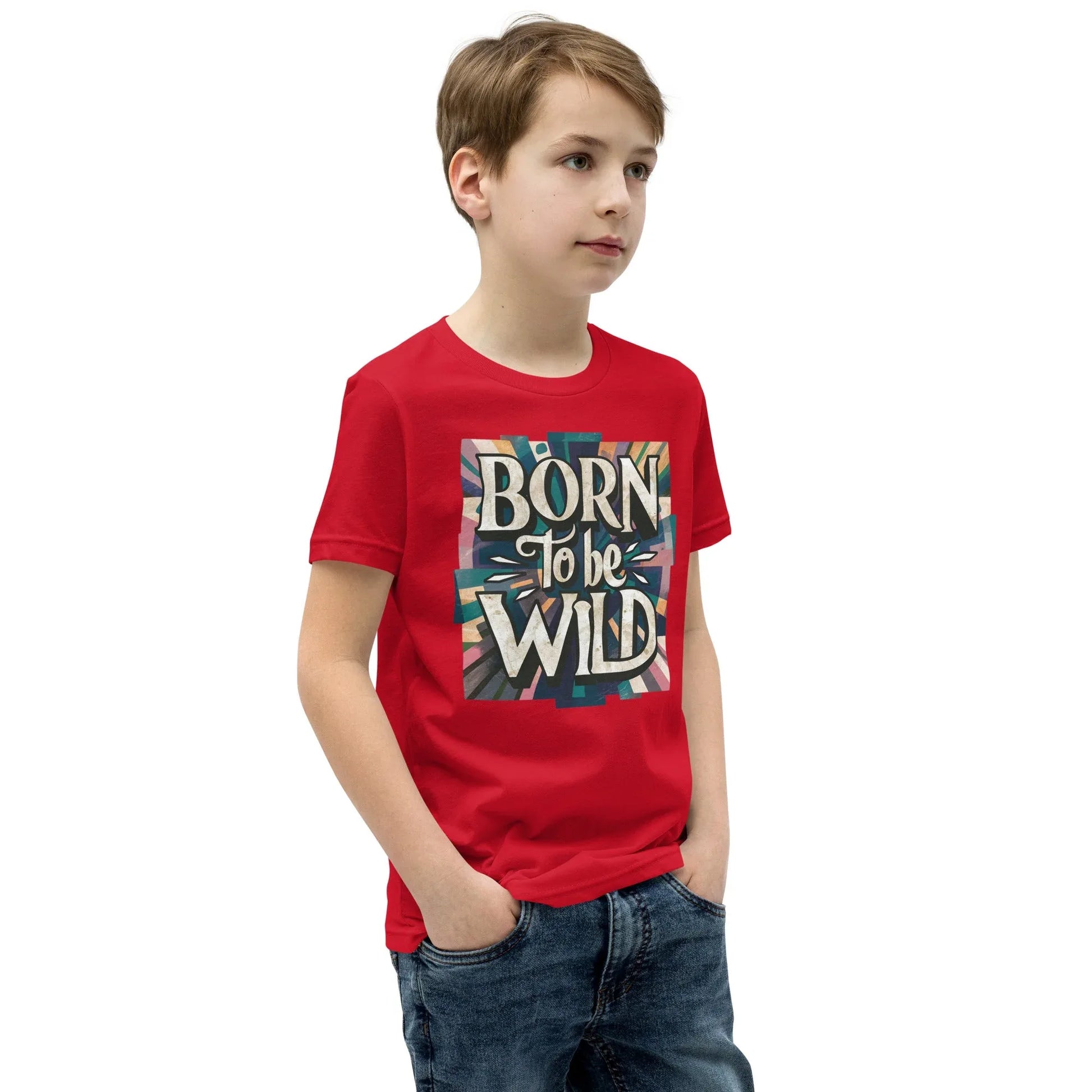 Youth Short Sleeve | Born To Be Wild - T-Shirt - AwRans Clothing