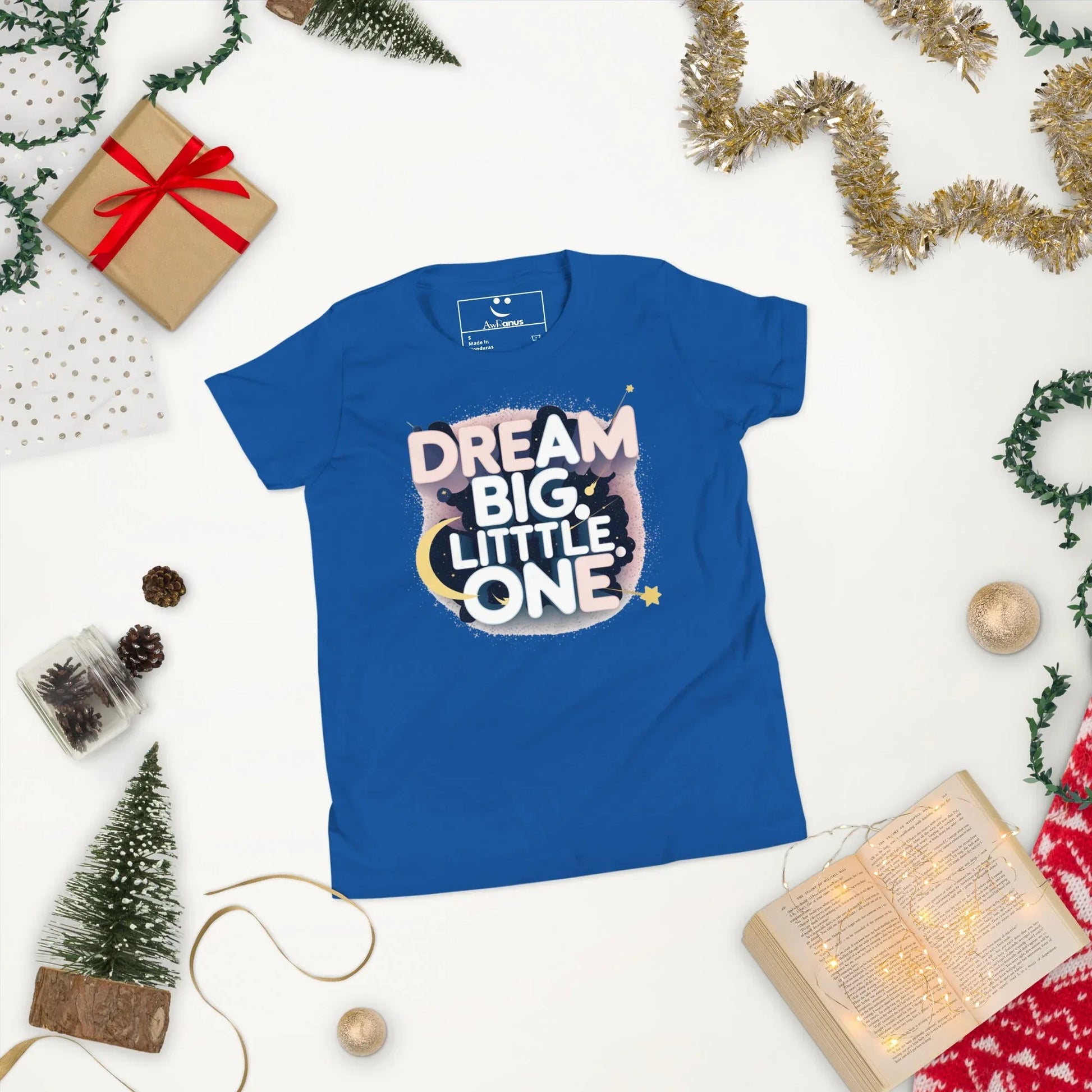 Youth Short Sleeve | DREAM BIG LITTLE ONE - T-Shirt - AwRans Clothing