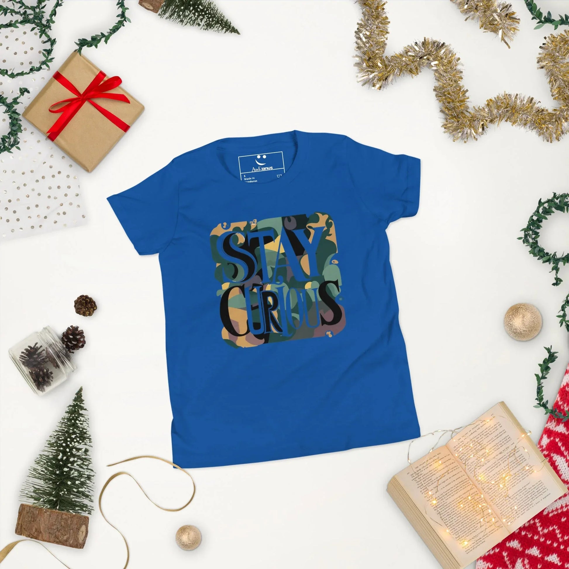 Youth Short Sleeve | Stay Curious - T-Shirt - AwRans Clothing