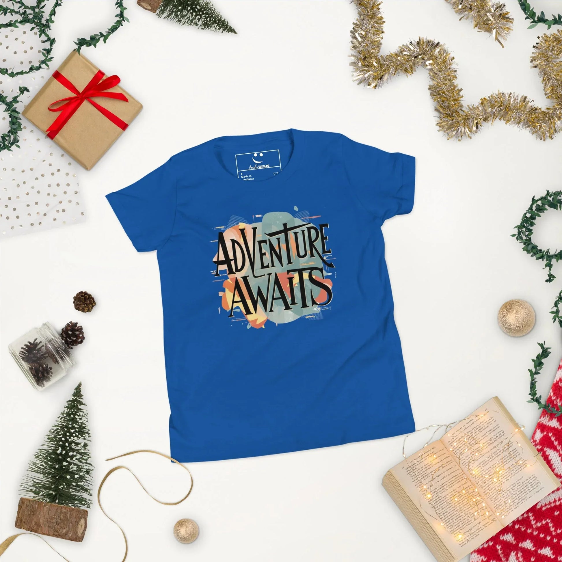 Youth Short Sleeve | Adventure Awaits - T-Shirt - AwRans Clothing