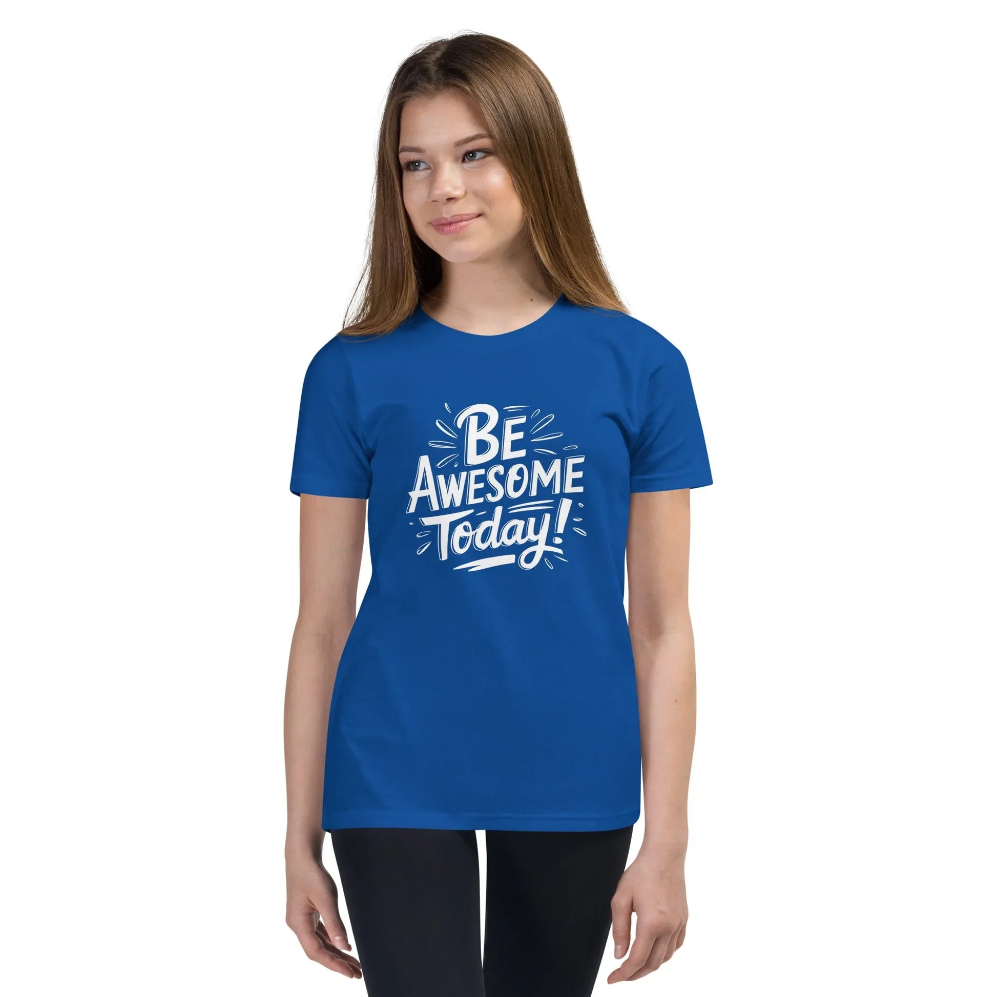Youth Short Sleeve | BE AWESOME TODAY! - T-Shirt - AwRans Clothing