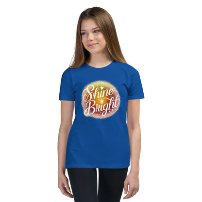 Youth Short Sleeve | Shine And Bright - T-Shirt - AwRans Clothing