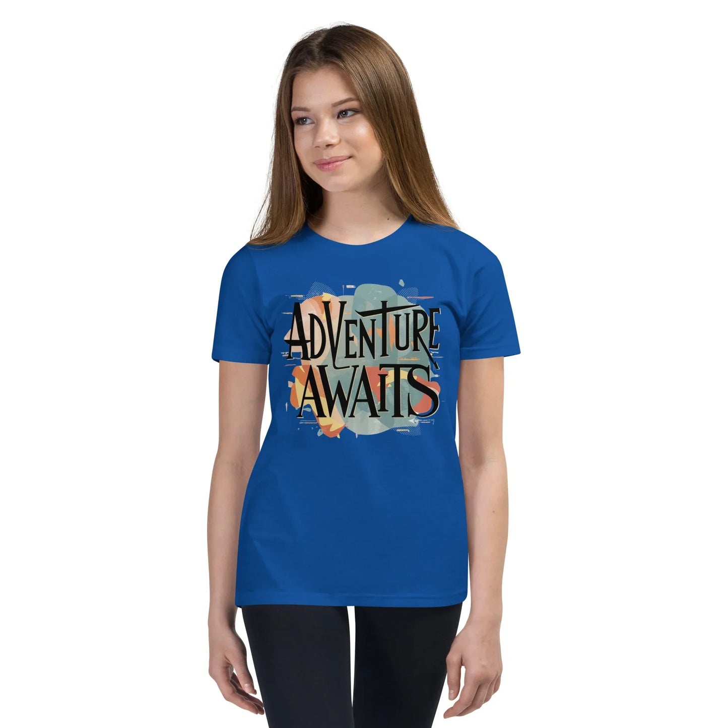 Youth Short Sleeve | Adventure Awaits - T-Shirt - AwRans Clothing