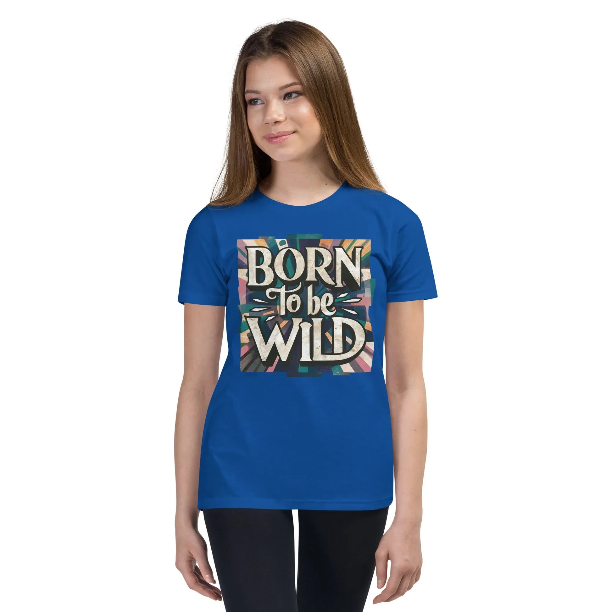 Youth Short Sleeve | Born To Be Wild - T-Shirt - AwRans Clothing