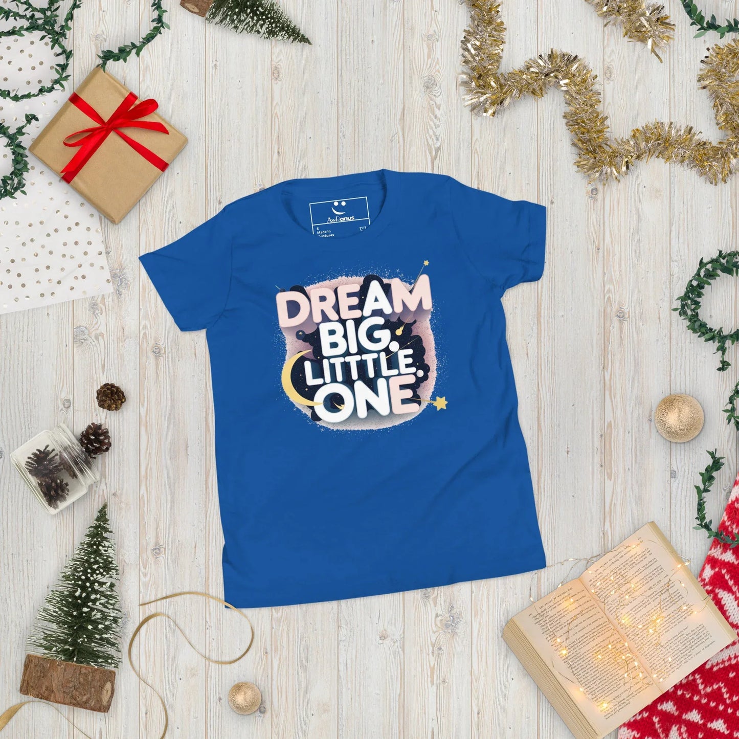 Youth Short Sleeve | DREAM BIG LITTLE ONE - T-Shirt - AwRans Clothing