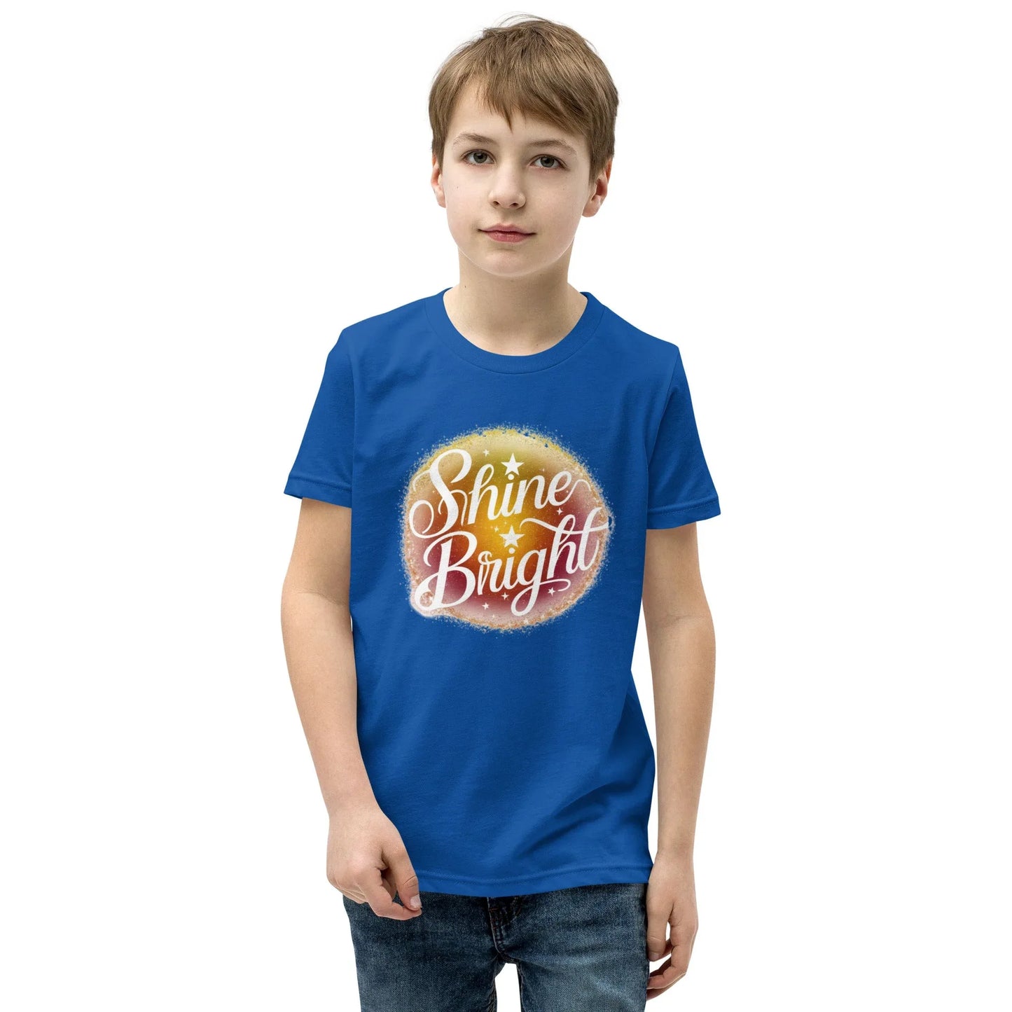 Youth Short Sleeve | Shine And Bright - T-Shirt - AwRans Clothing