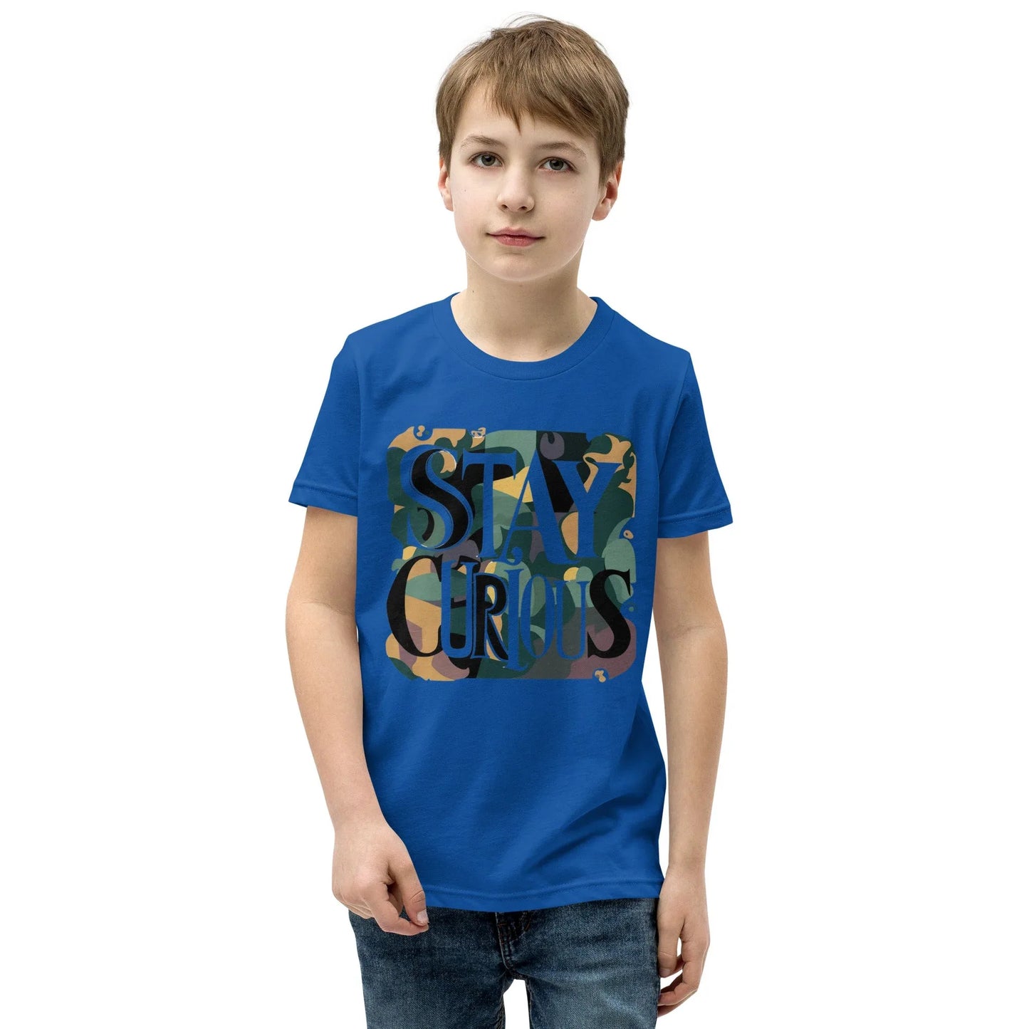 Youth Short Sleeve | Stay Curious - T-Shirt - AwRans Clothing