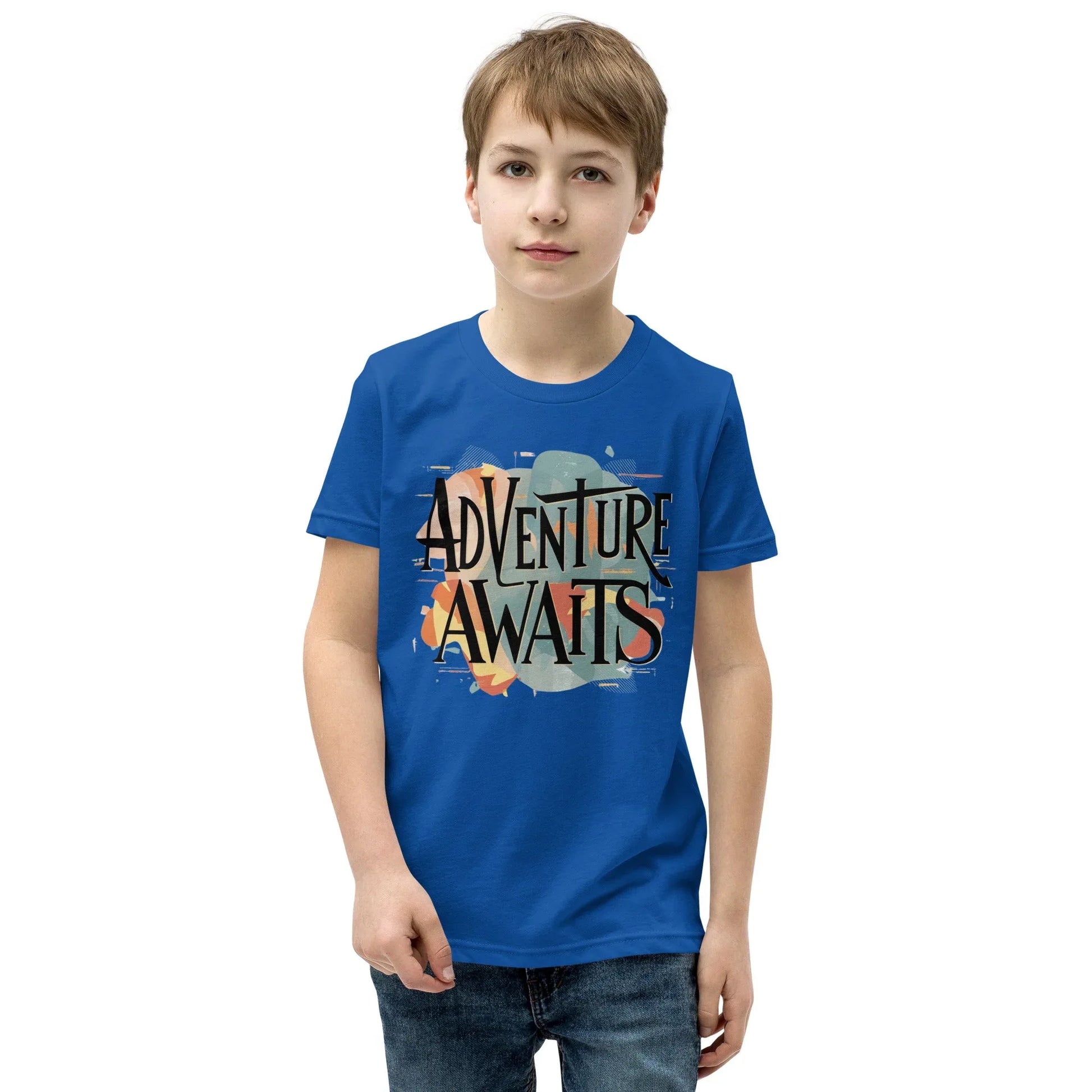 Youth Short Sleeve | Adventure Awaits - T-Shirt - AwRans Clothing