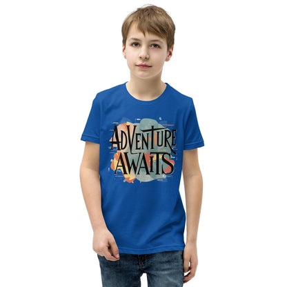 Youth Short Sleeve | Adventure Awaits - T-Shirt - AwRans Clothing