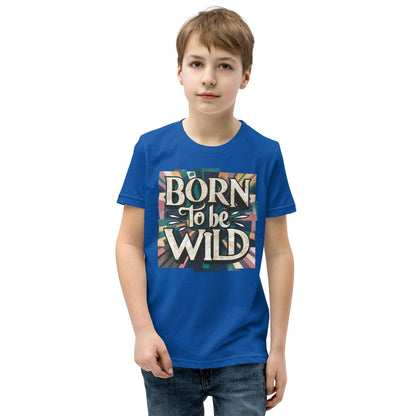 Youth Short Sleeve | Born To Be Wild - T-Shirt - AwRans Clothing