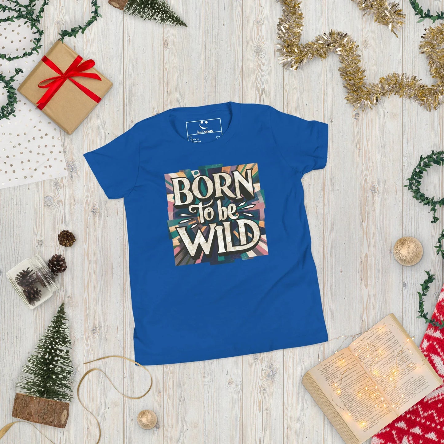 Youth Short Sleeve | Born To Be Wild - T-Shirt - AwRans Clothing