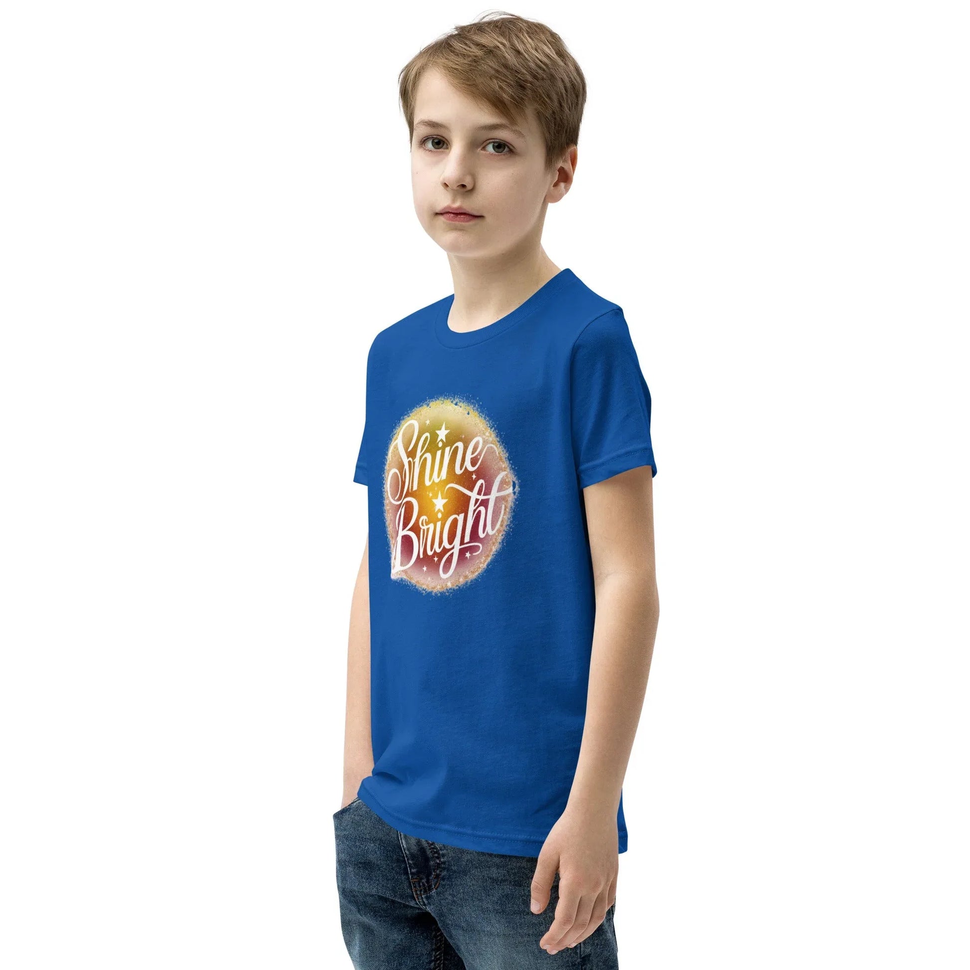 Youth Short Sleeve | Shine And Bright - T-Shirt - AwRans Clothing