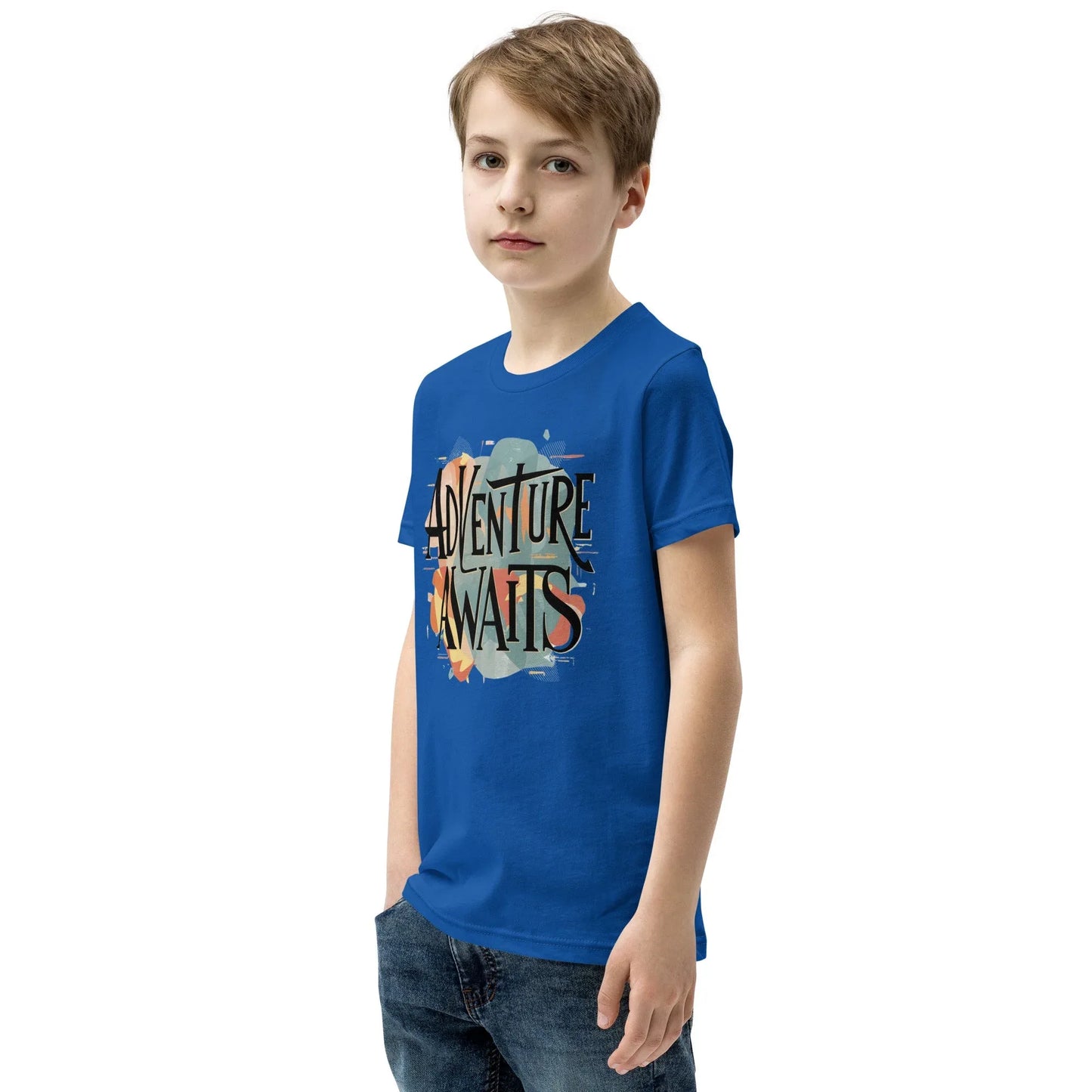 Youth Short Sleeve | Adventure Awaits - T-Shirt - AwRans Clothing