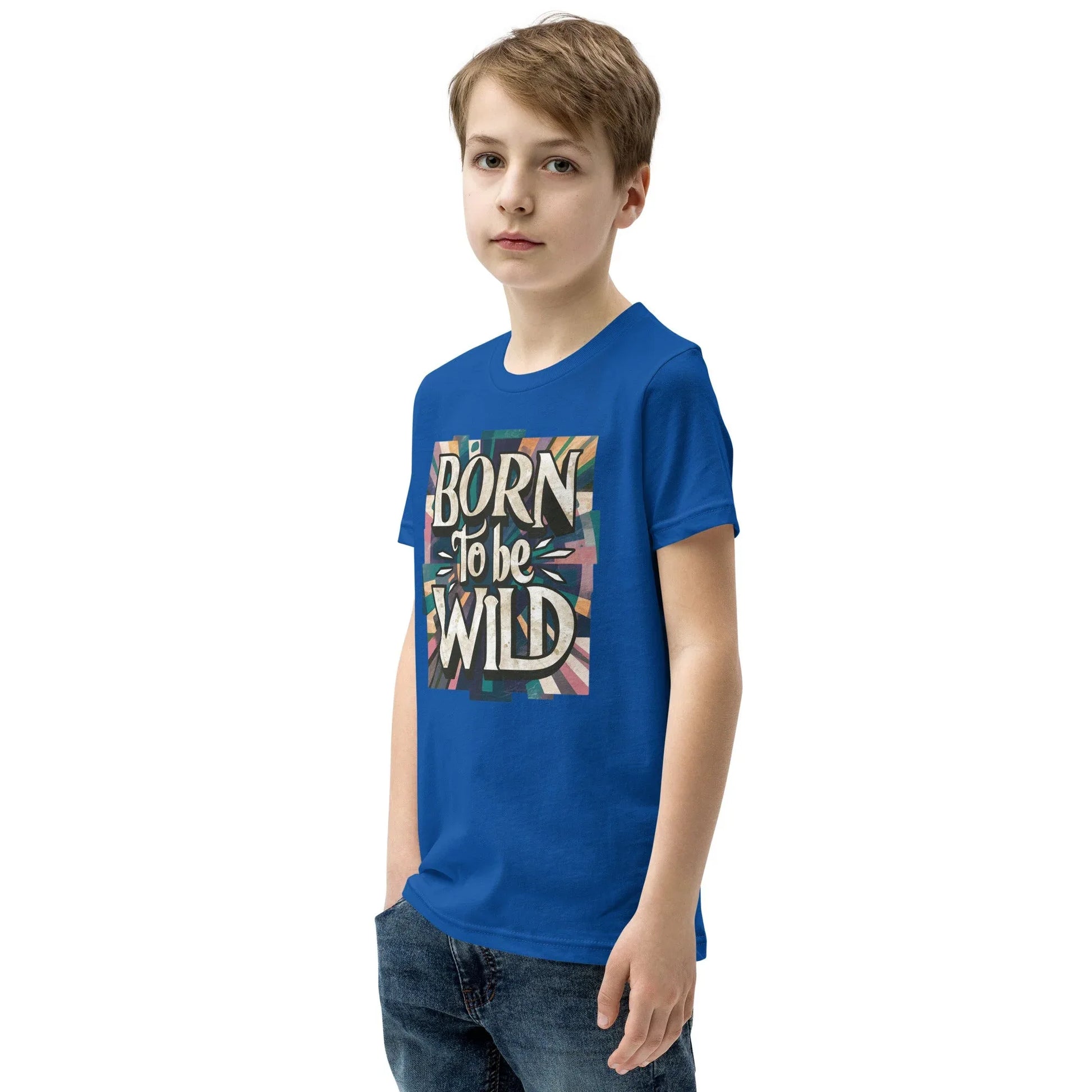Youth Short Sleeve | Born To Be Wild - T-Shirt - AwRans Clothing