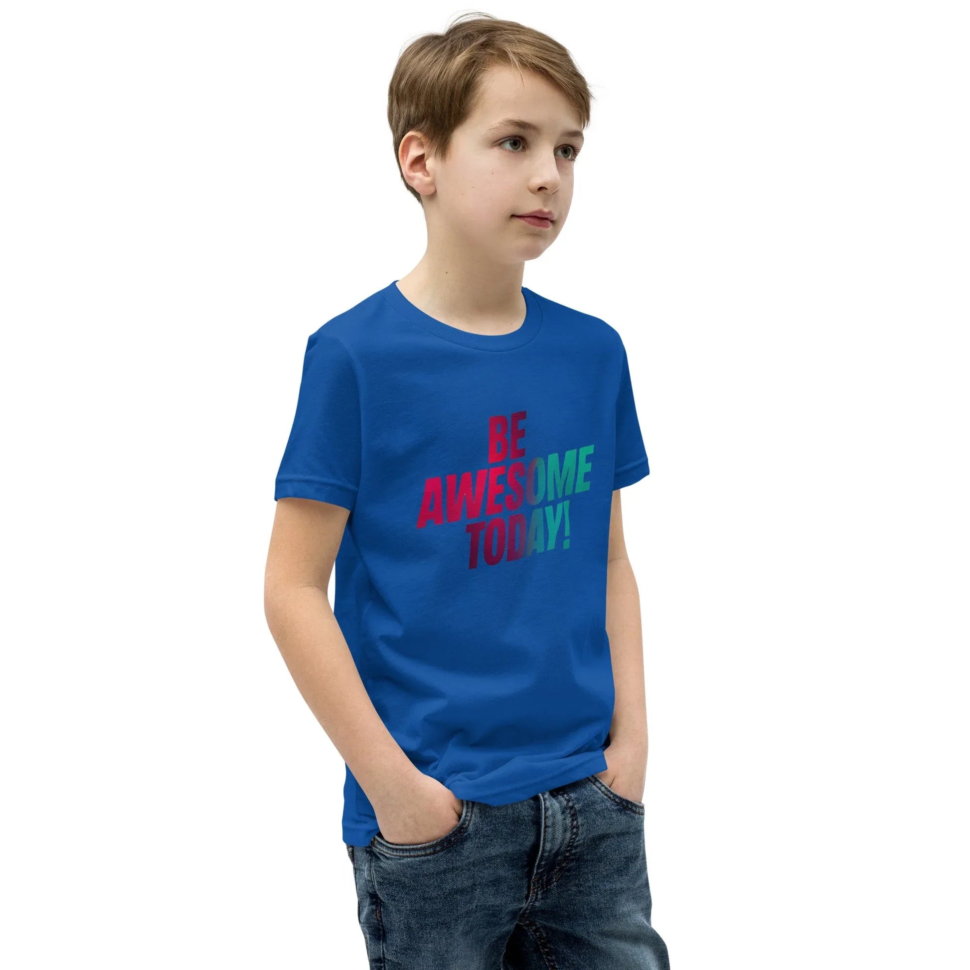 Youth Short Sleeve | BE AWESOME TODAY! - T-Shirt - AwRans Clothing