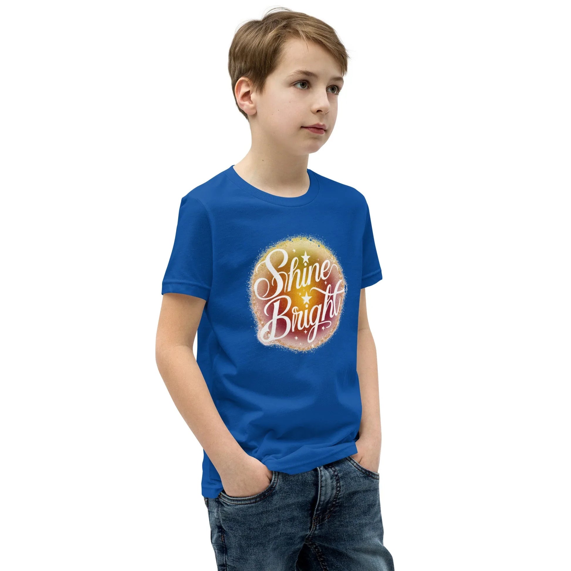 Youth Short Sleeve | Shine And Bright - T-Shirt - AwRans Clothing