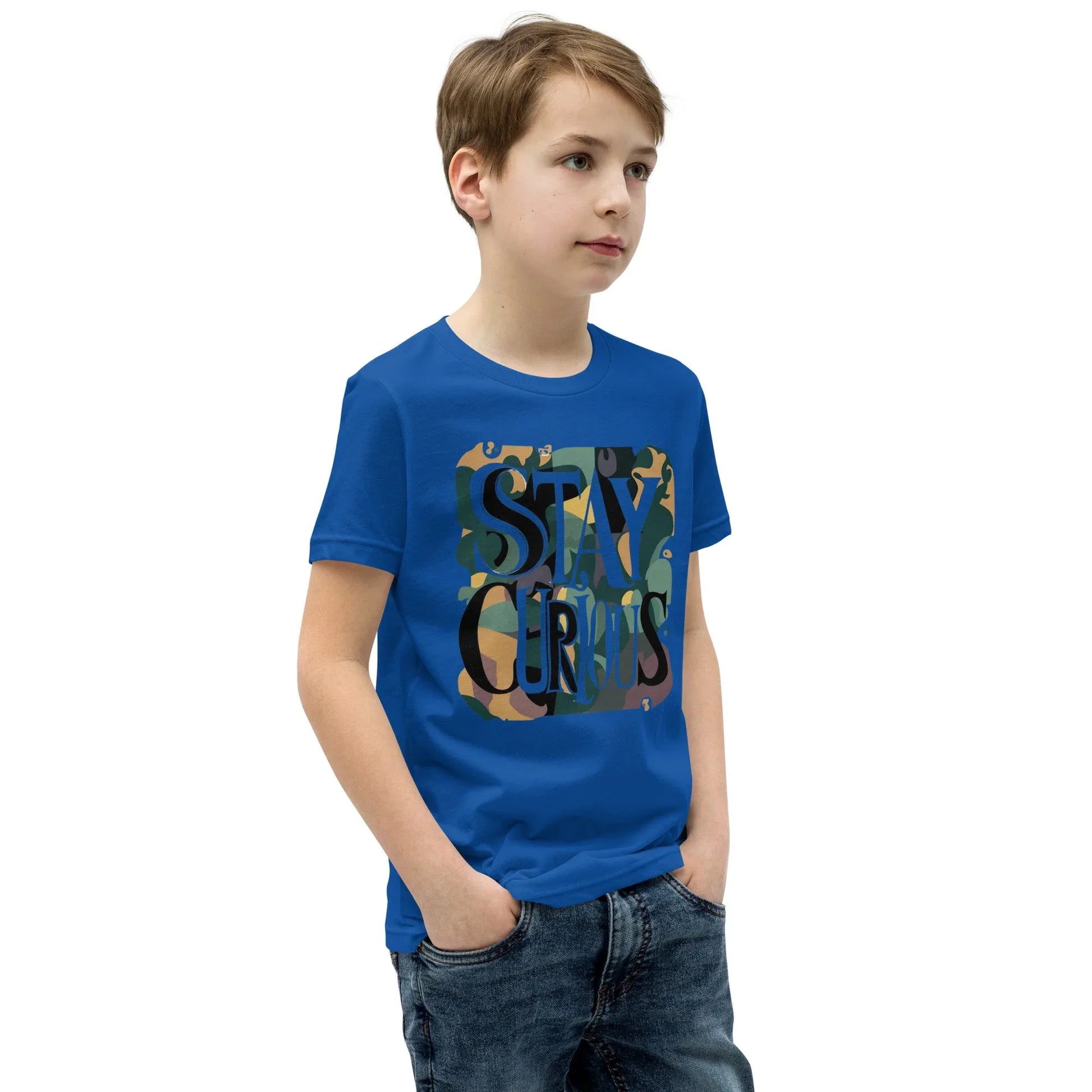 Youth Short Sleeve | Stay Curious - T-Shirt - AwRans Clothing