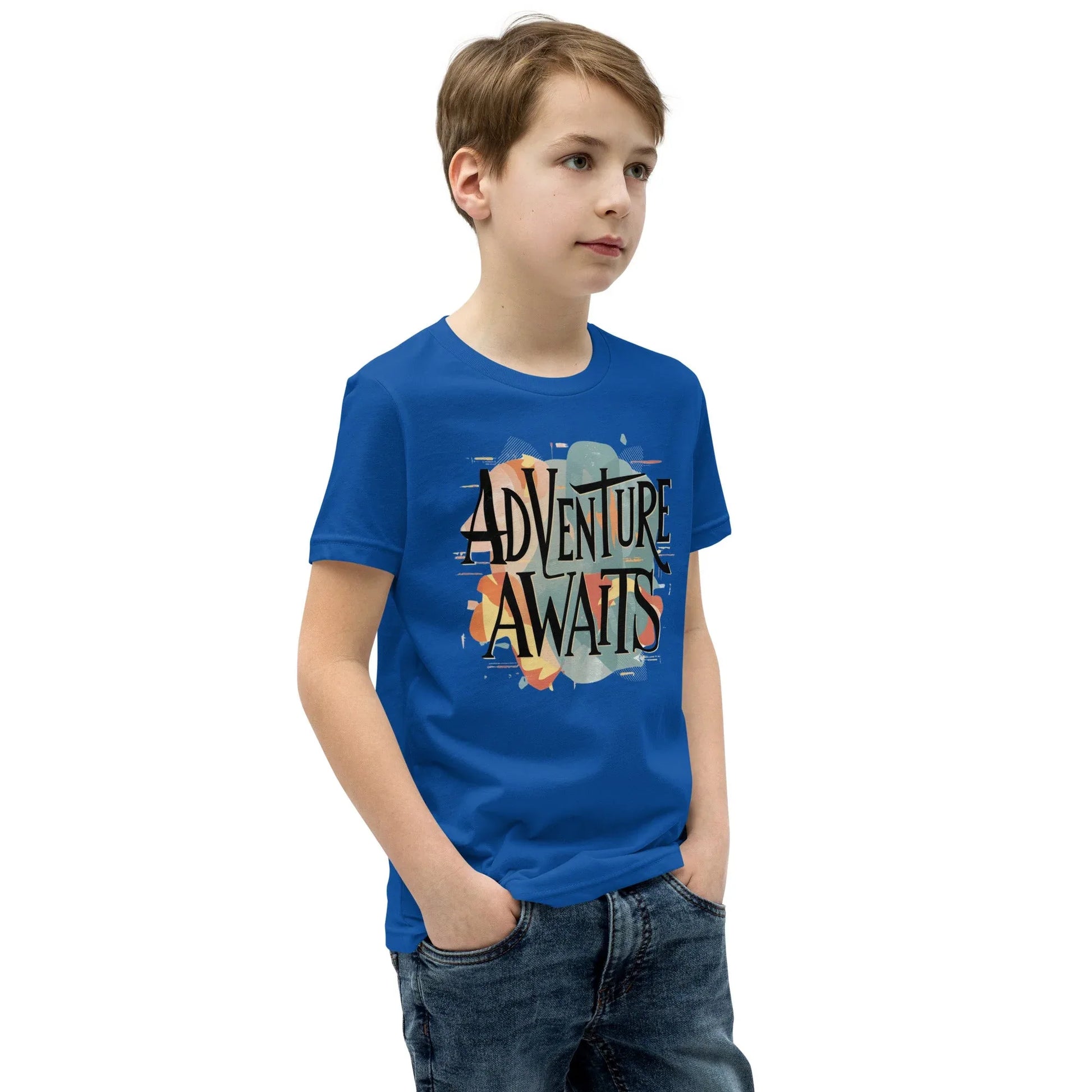 Youth Short Sleeve | Adventure Awaits - T-Shirt - AwRans Clothing