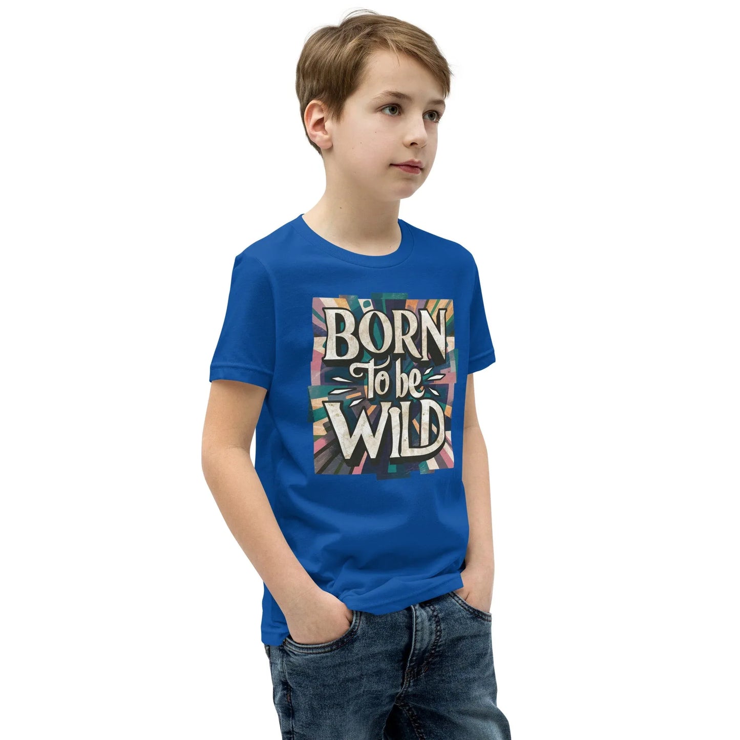 Youth Short Sleeve | Born To Be Wild - T-Shirt - AwRans Clothing