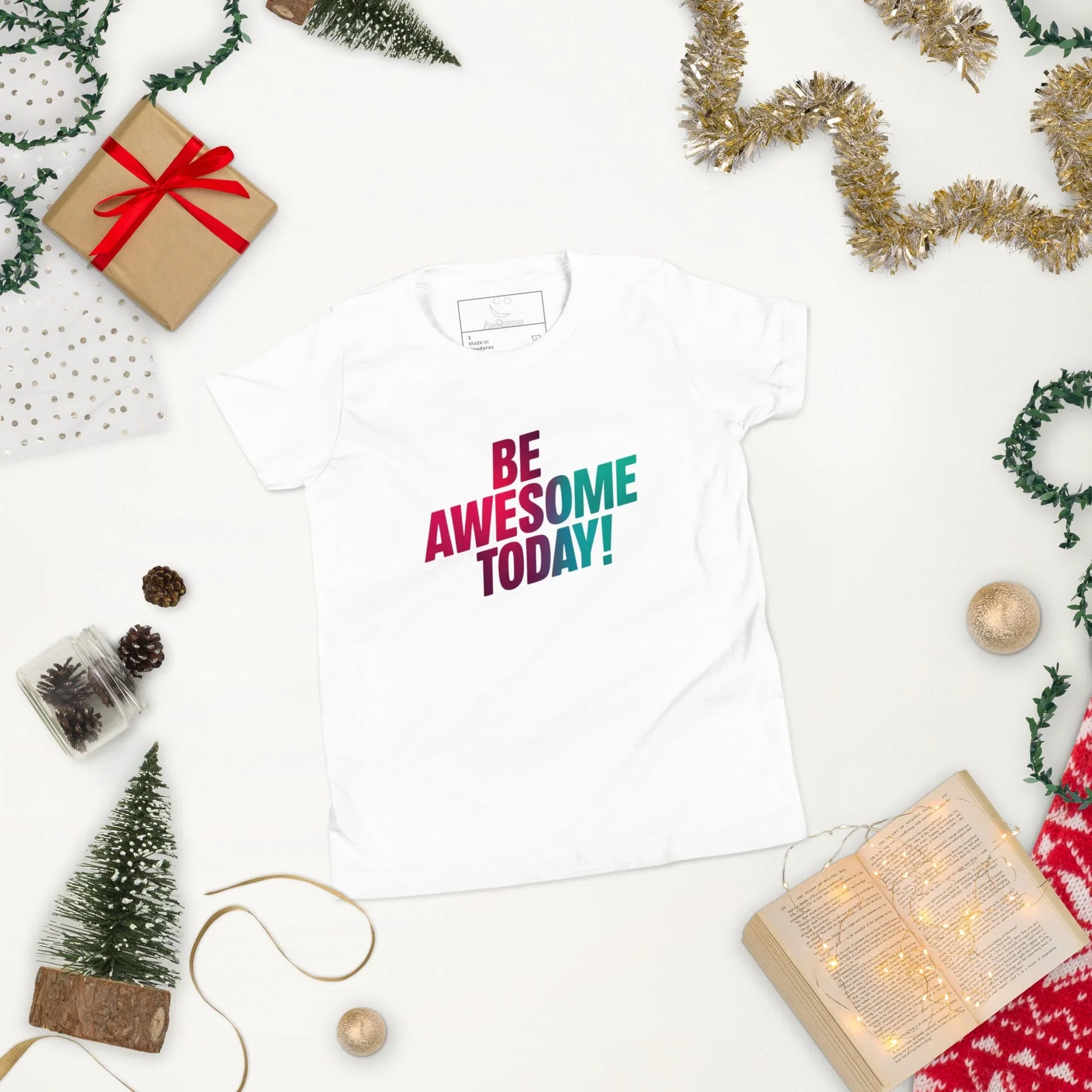 Youth Short Sleeve | BE AWESOME TODAY! - T-Shirt - AwRans Clothing