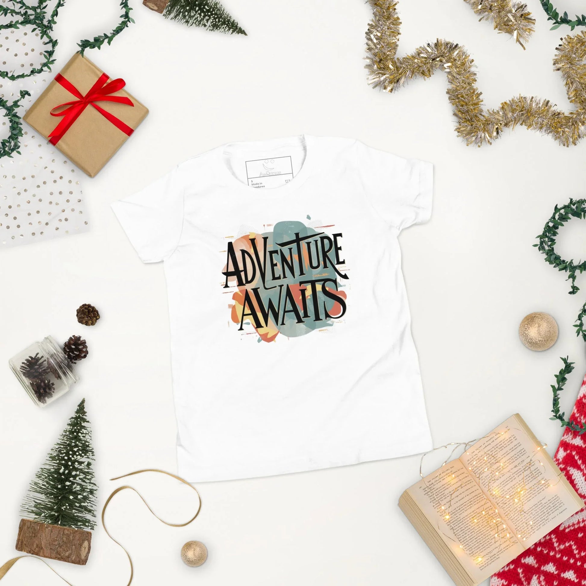 Youth Short Sleeve | Adventure Awaits - T-Shirt - AwRans Clothing