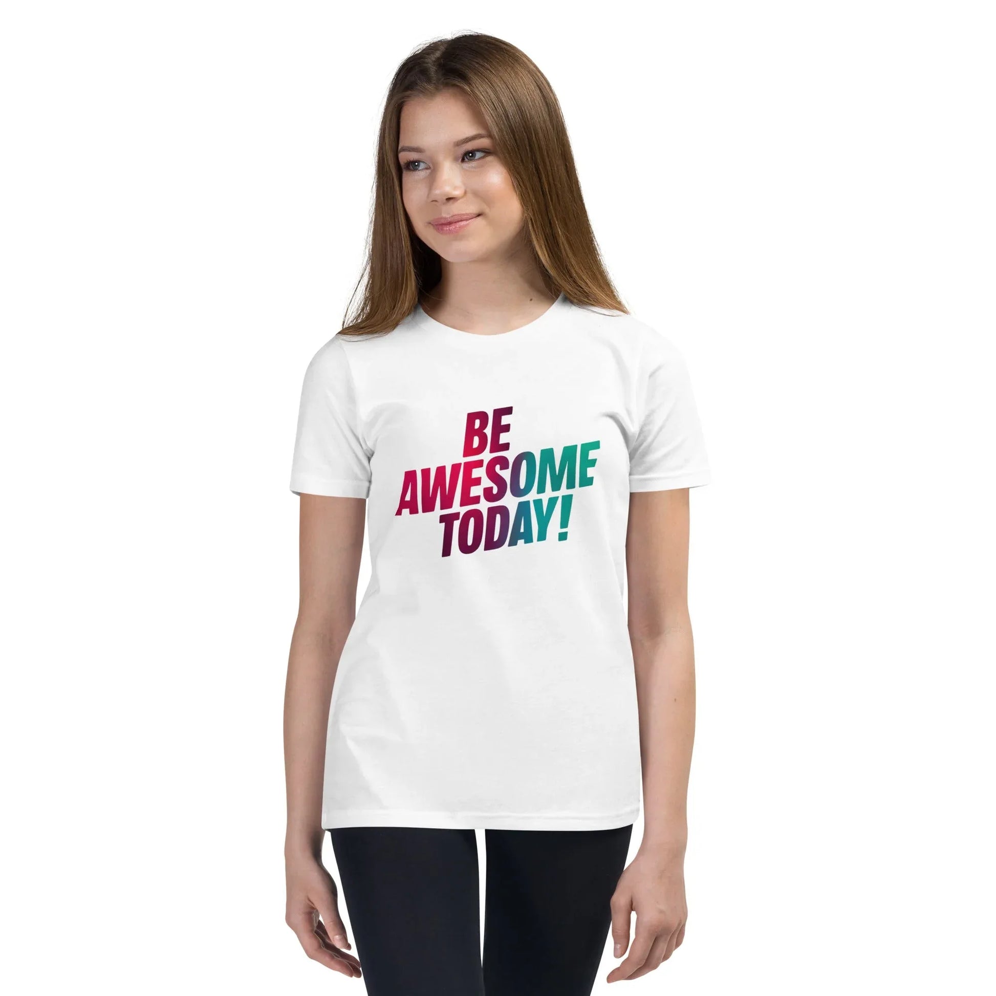 Youth Short Sleeve | BE AWESOME TODAY! - T-Shirt - AwRans Clothing