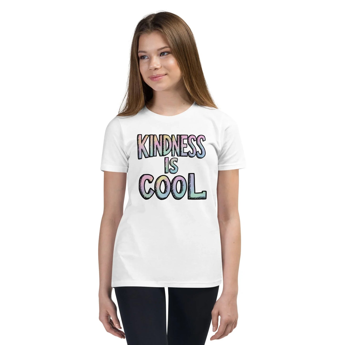 Youth Short Sleeve | KINDNESS IS COOL - T-Shirt - AwRans Clothing