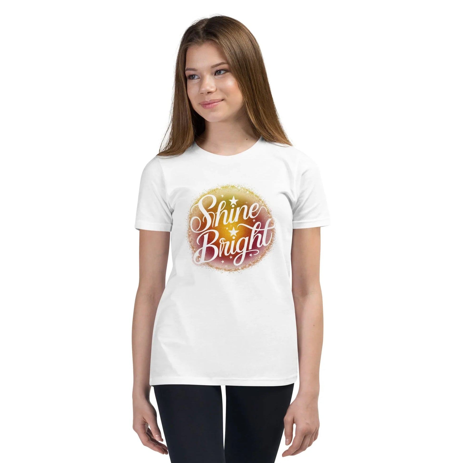 Youth Short Sleeve | Shine And Bright - T-Shirt - AwRans Clothing