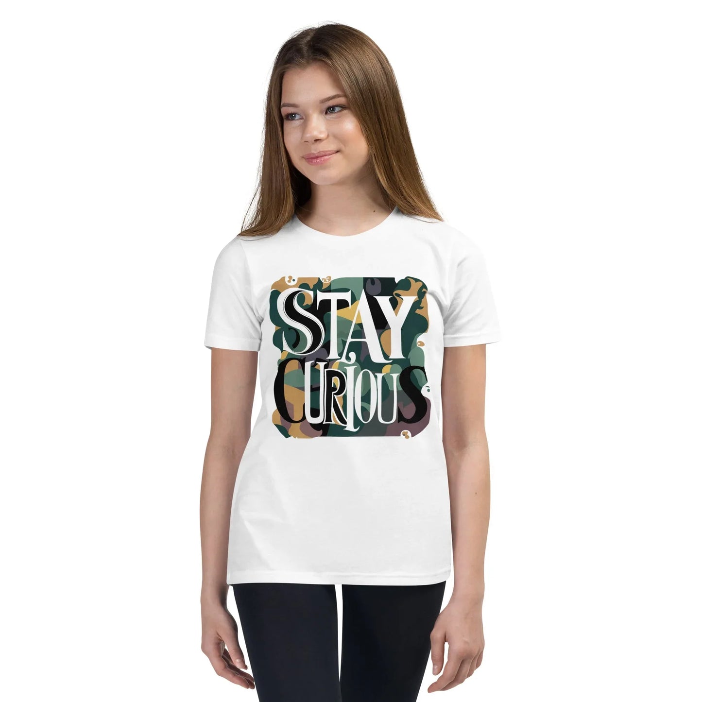 Youth Short Sleeve | Stay Curious - T-Shirt - AwRans Clothing