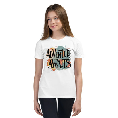 Youth Short Sleeve | Adventure Awaits - T-Shirt - AwRans Clothing
