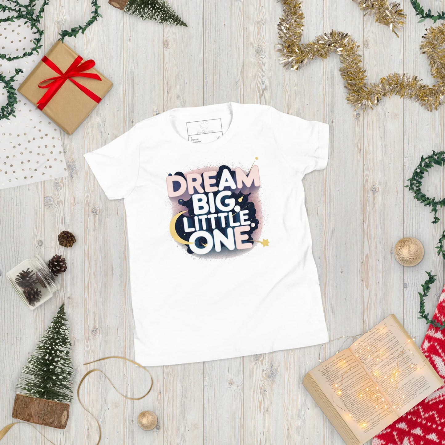 Youth Short Sleeve | DREAM BIG LITTLE ONE - T-Shirt - AwRans Clothing