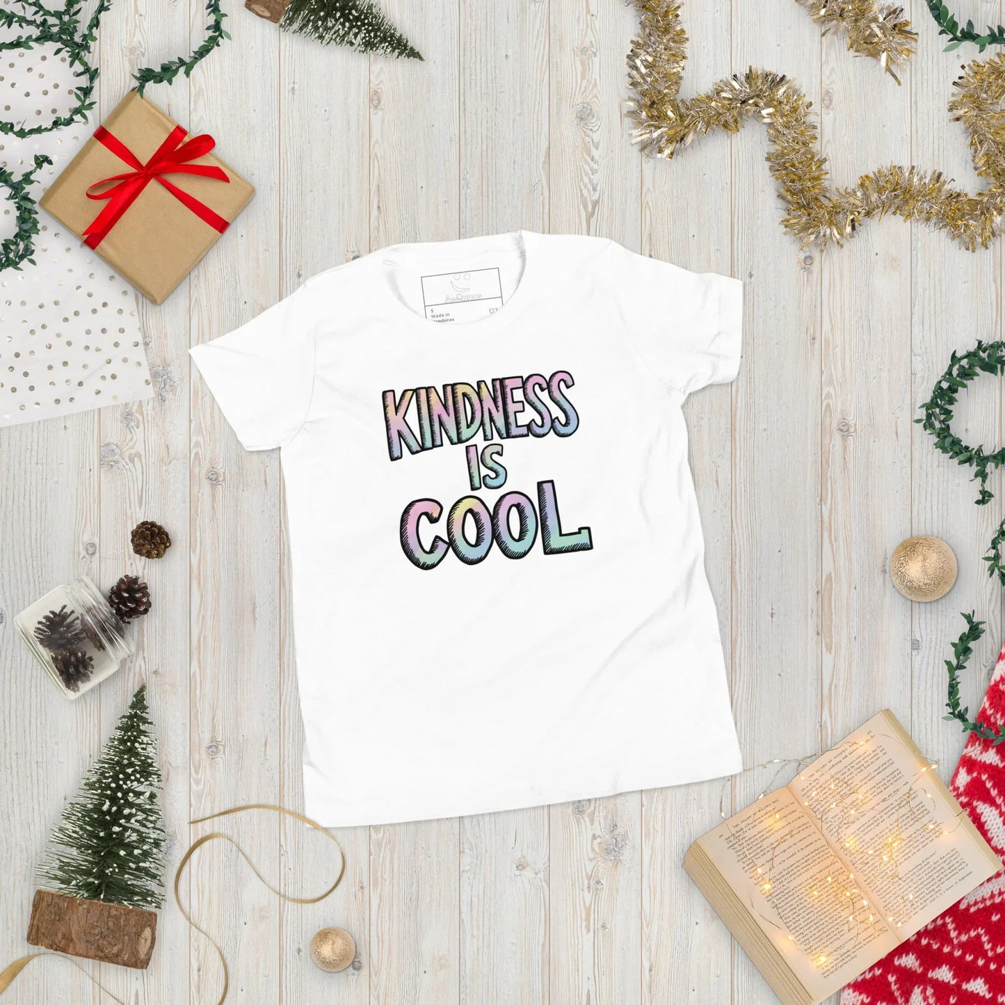 Youth Short Sleeve | KINDNESS IS COOL - T-Shirt - AwRans Clothing