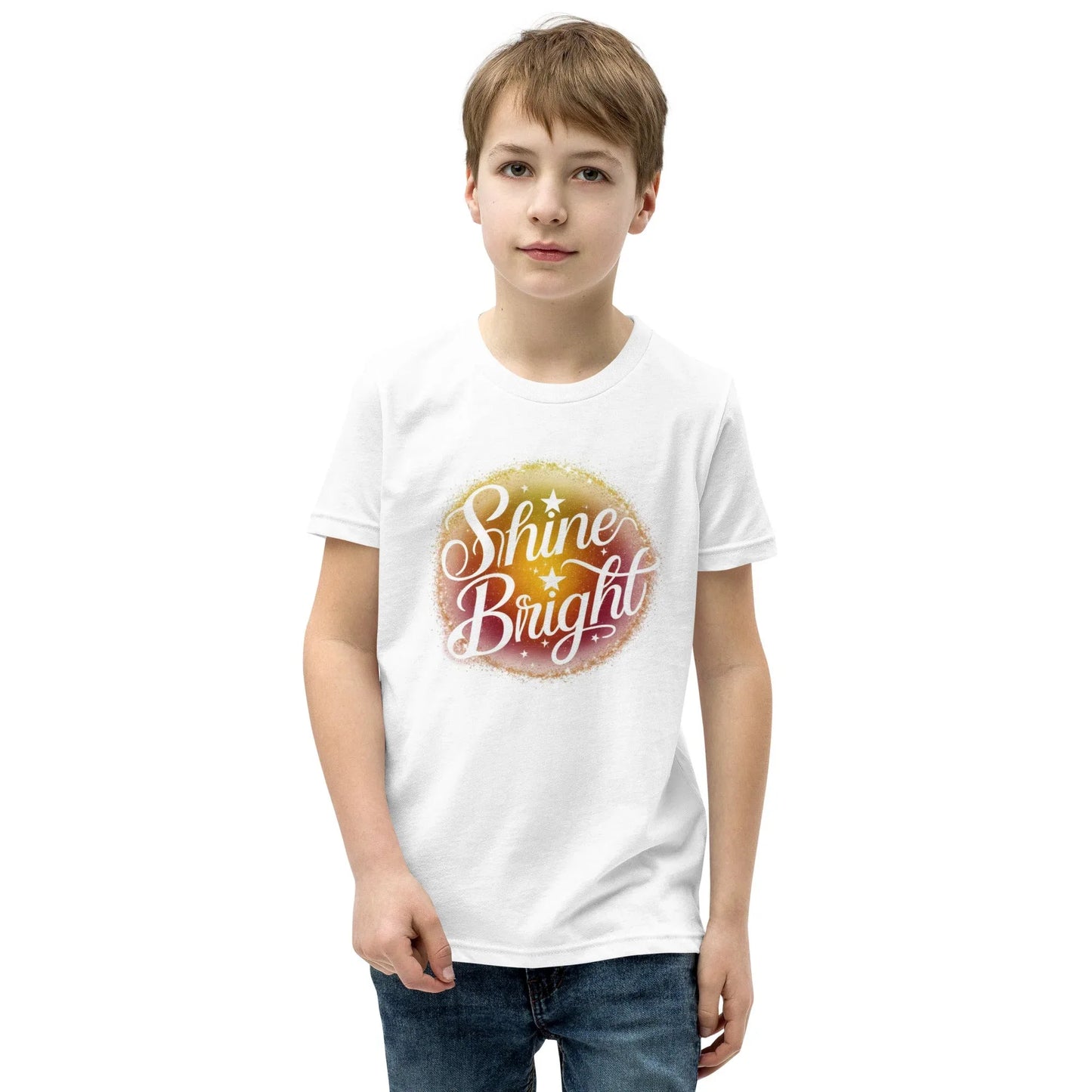 Youth Short Sleeve | Shine And Bright - T-Shirt - AwRans Clothing