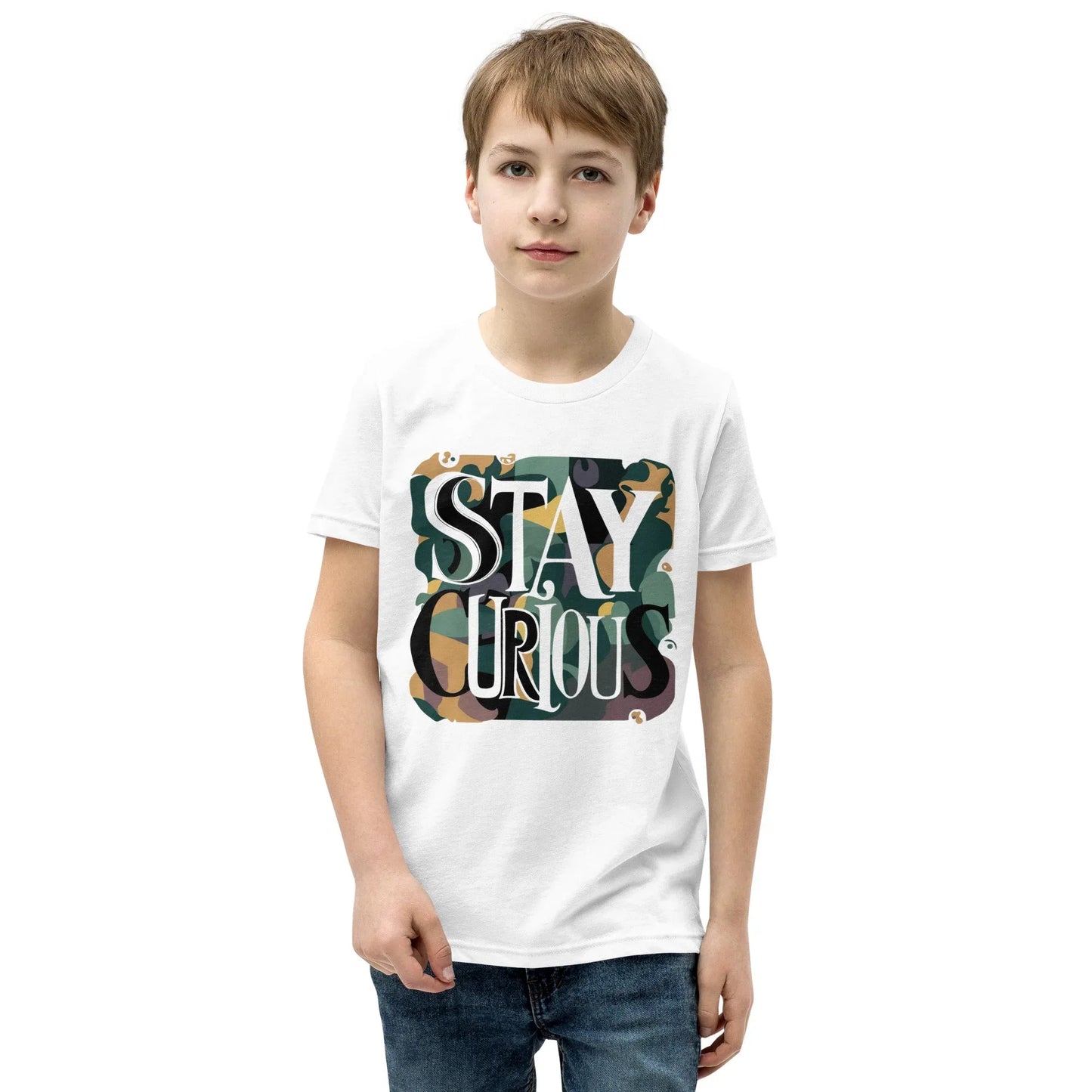 Youth Short Sleeve | Stay Curious - T-Shirt - AwRans Clothing