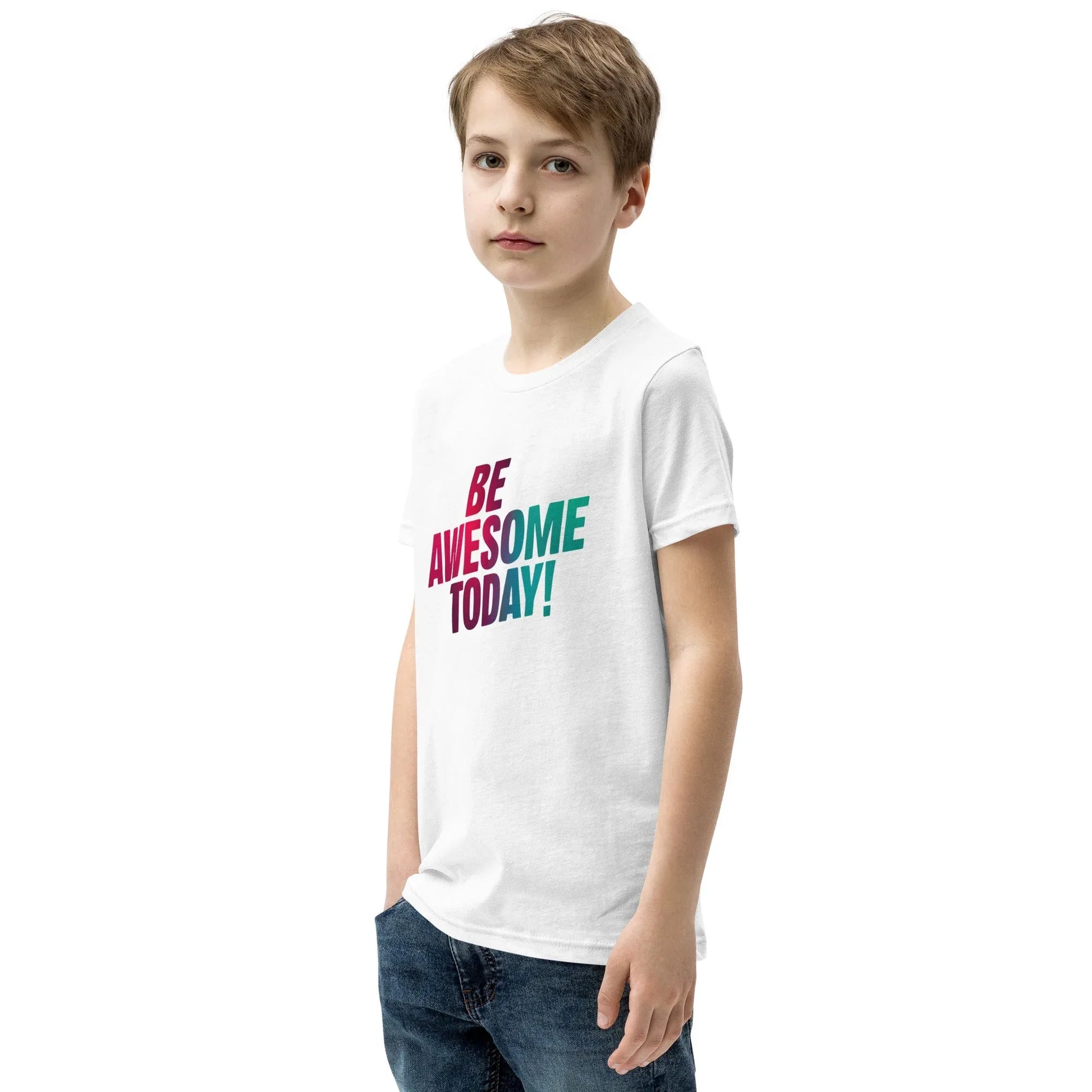 Youth Short Sleeve | BE AWESOME TODAY! - T-Shirt - AwRans Clothing