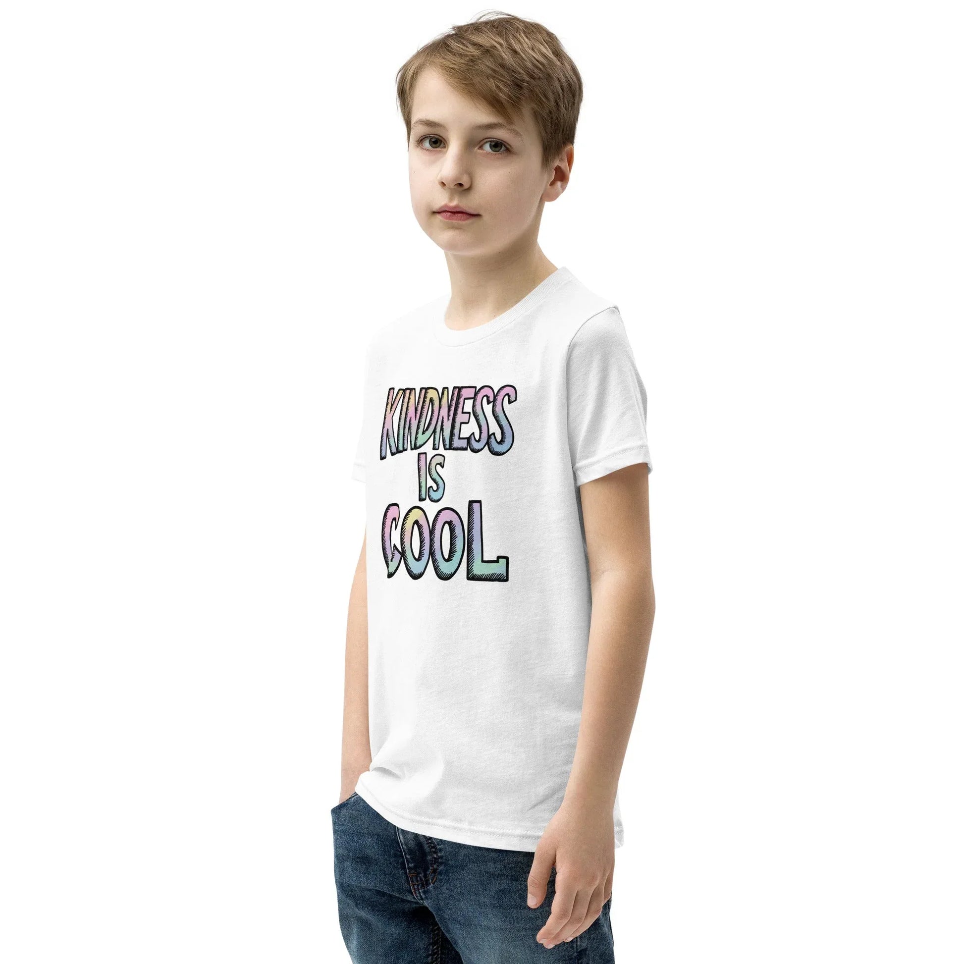 Youth Short Sleeve | KINDNESS IS COOL - T-Shirt - AwRans Clothing