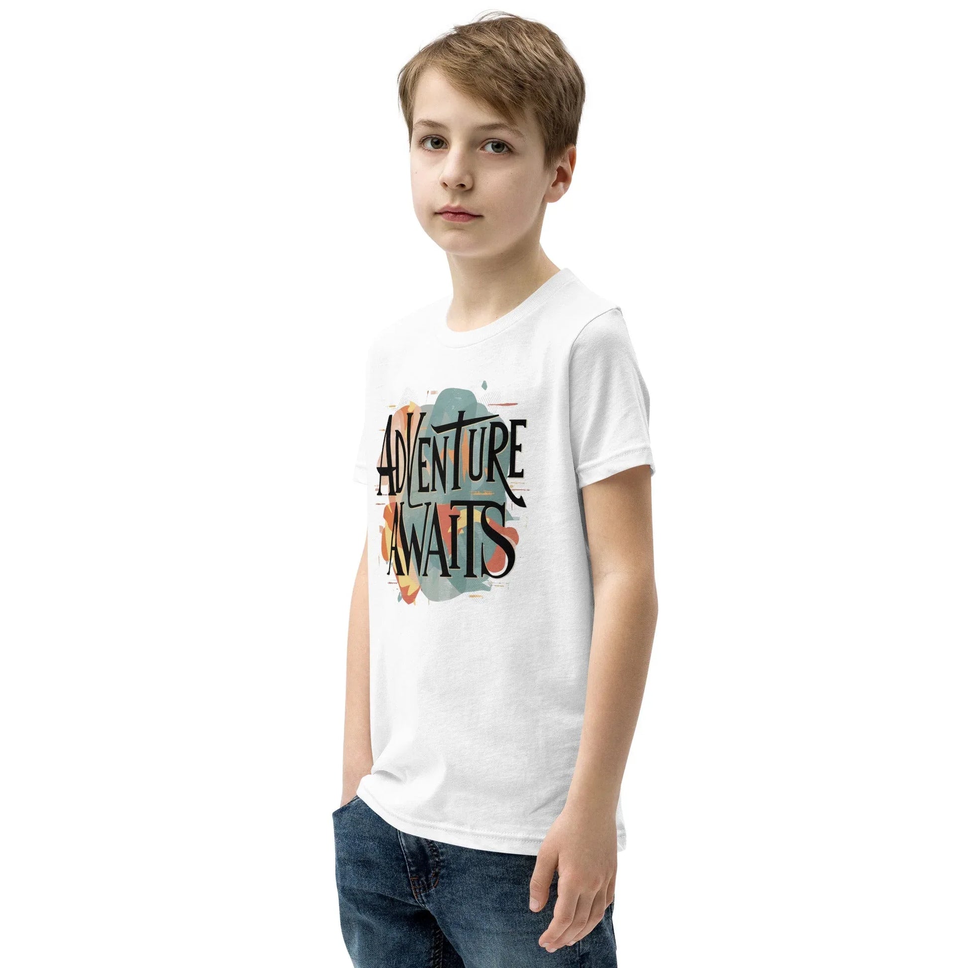 Youth Short Sleeve | Adventure Awaits - T-Shirt - AwRans Clothing