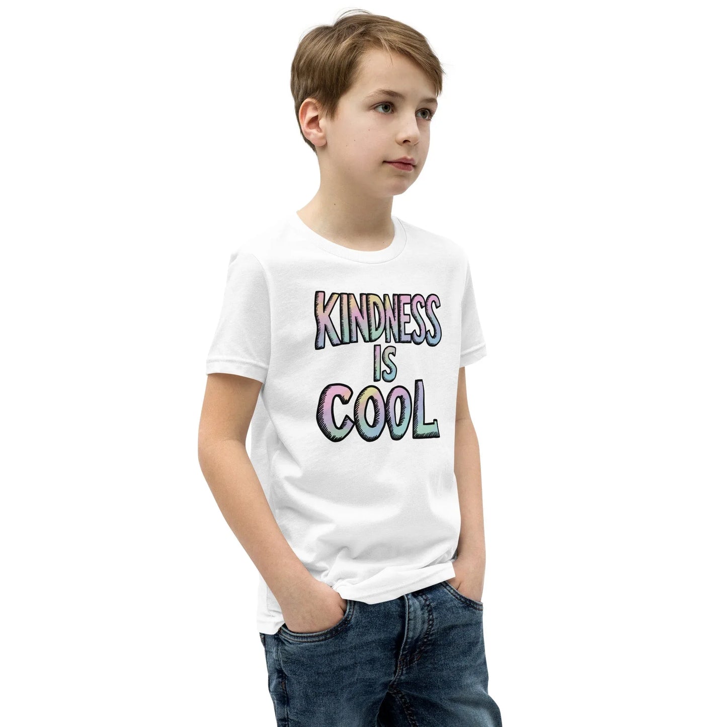 Youth Short Sleeve | KINDNESS IS COOL - T-Shirt - AwRans Clothing